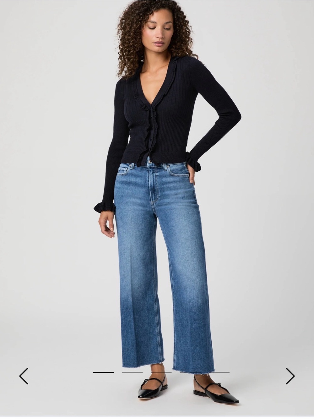 PAIGE Anessa Raw Hem Crop Like New Size 24